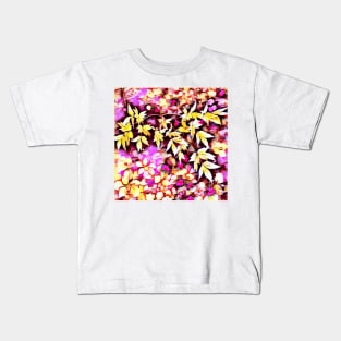 Pastel Vines and Flowers Kids T-Shirt